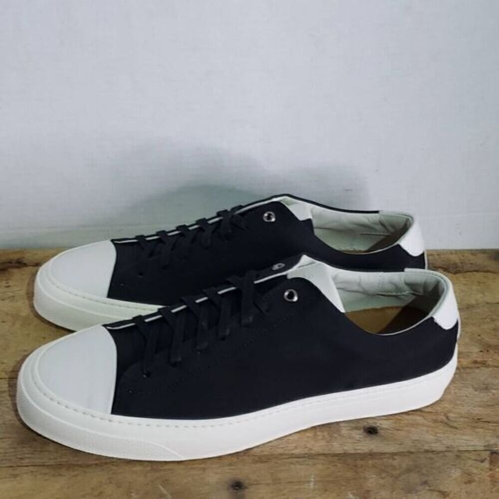 Good‎ man brand legacy lo top sneakers men's italian leather black canvas skater
